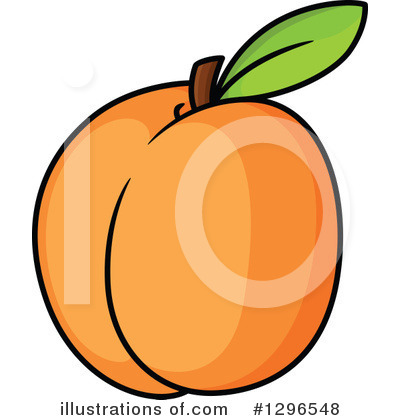 Royalty-Free (RF) Apricot Clipart Illustration by Vector Tradition SM - Stock Sample #1296548