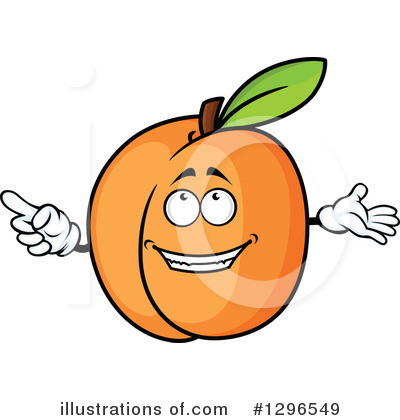 Royalty-Free (RF) Apricot Clipart Illustration by Vector Tradition SM - Stock Sample #1296549