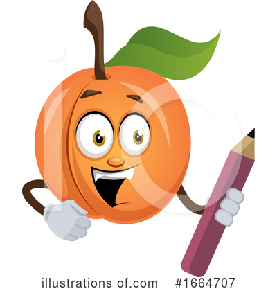 Royalty-Free (RF) Apricot Clipart Illustration by Morphart Creations - Stock Sample #1664707