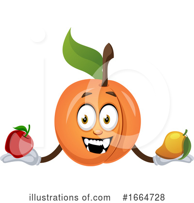 Royalty-Free (RF) Apricot Clipart Illustration by Morphart Creations - Stock Sample #1664728