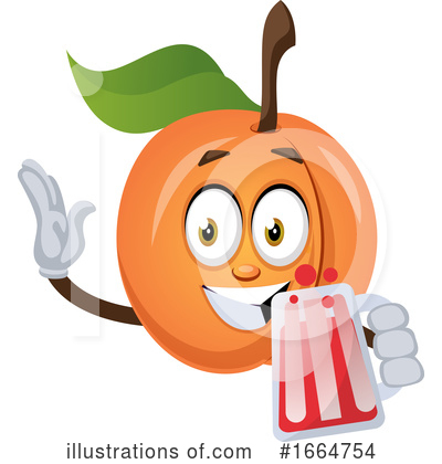 Royalty-Free (RF) Apricot Clipart Illustration by Morphart Creations - Stock Sample #1664754