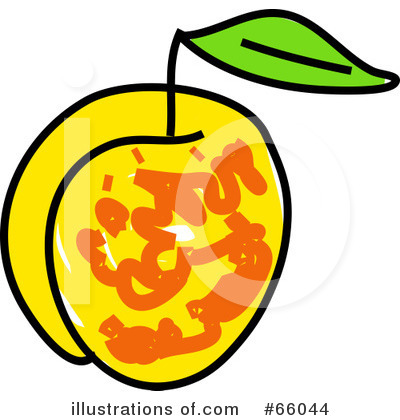 Royalty-Free (RF) Apricot Clipart Illustration by Prawny - Stock Sample #66044