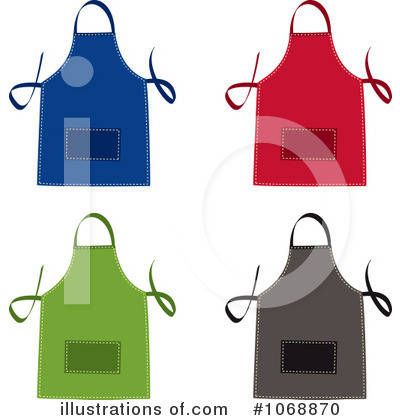 Royalty-Free (RF) Aprons Clipart Illustration by michaeltravers - Stock Sample #1068870