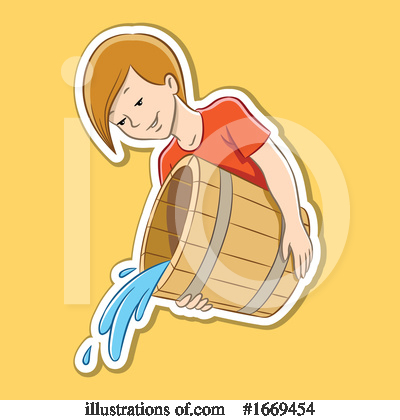 Royalty-Free (RF) Aquarius Clipart Illustration by cidepix - Stock Sample #1669454