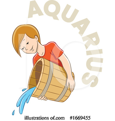 Royalty-Free (RF) Aquarius Clipart Illustration by cidepix - Stock Sample #1669455