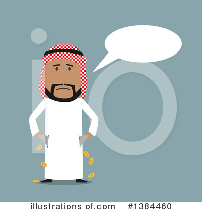 Royalty-Free (RF) Arabian Businessman Clipart Illustration by Vector Tradition SM - Stock Sample #1384460
