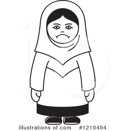 Muslim Clipart #1210404 by Lal Perera
