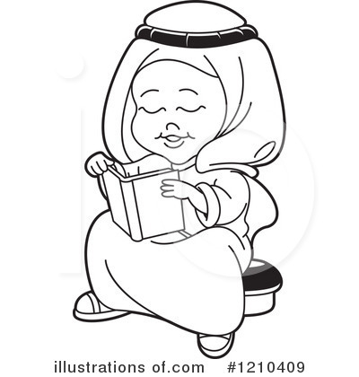 Royalty-Free (RF) Arabian Clipart Illustration by Lal Perera - Stock Sample #1210409