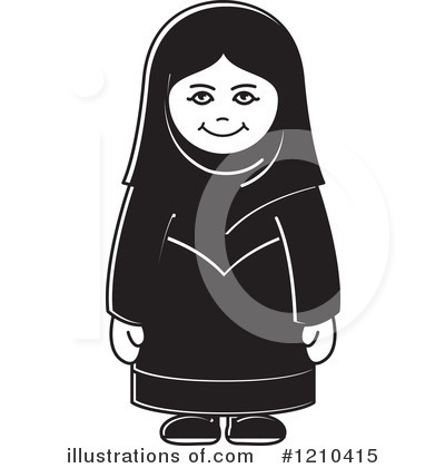Muslim Clipart #1210415 by Lal Perera