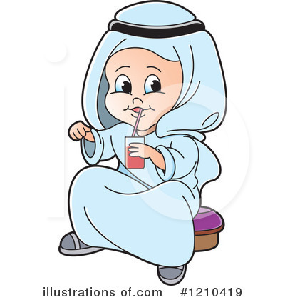 Royalty-Free (RF) Arabic Clipart Illustration by Lal Perera - Stock Sample #1210419