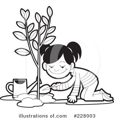 Gardening Clipart #228003 by Lal Perera