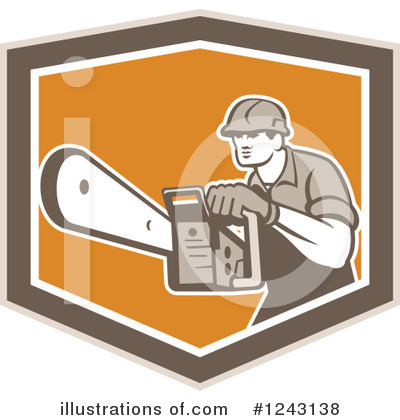 Royalty-Free (RF) Arborist Clipart Illustration by patrimonio - Stock Sample #1243138