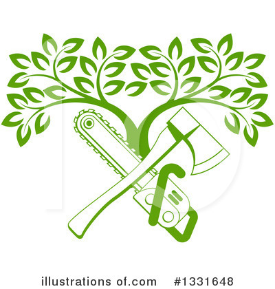 Logging Clipart #1331648 by AtStockIllustration
