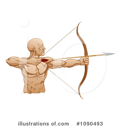 Archery Clipart #1090493 by AtStockIllustration