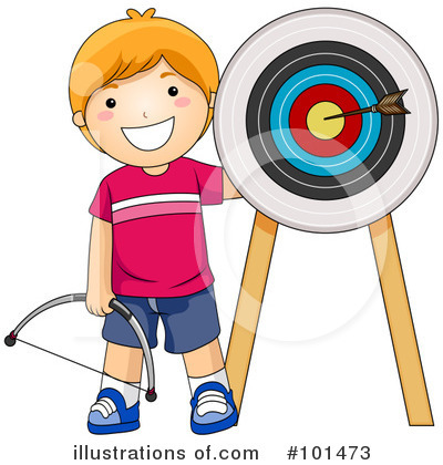 Royalty-Free (RF) Archery Clipart Illustration by BNP Design Studio - Stock Sample #101473