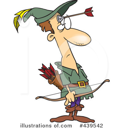 Robin Hood Clipart #439542 by toonaday