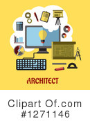 Architect Clipart #1271146 by Vector Tradition SM