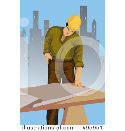 Royalty-Free (RF) Architect Clipart Illustration by mayawizard101 - Stock Sample #95951