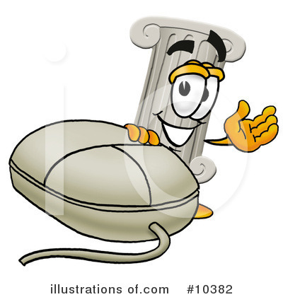 Computer Mouse Clipart #10382 by Mascot Junction