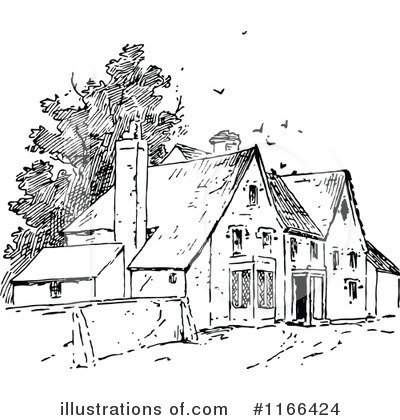 Royalty-Free (RF) Architecture Clipart Illustration by Prawny Vintage - Stock Sample #1166424