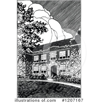 Royalty-Free (RF) Architecture Clipart Illustration by Prawny Vintage - Stock Sample #1207167