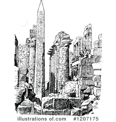 Royalty-Free (RF) Architecture Clipart Illustration by Prawny Vintage - Stock Sample #1207175