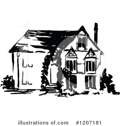 Royalty-Free (RF) Architecture Clipart Illustration by Prawny Vintage - Stock Sample #1207181