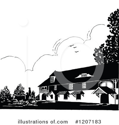 Royalty-Free (RF) Architecture Clipart Illustration by Prawny Vintage - Stock Sample #1207183