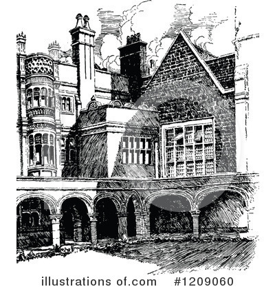 Royalty-Free (RF) Architecture Clipart Illustration by Prawny Vintage - Stock Sample #1209060