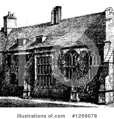 Royalty-Free (RF) Architecture Clipart Illustration by Prawny Vintage - Stock Sample #1209078