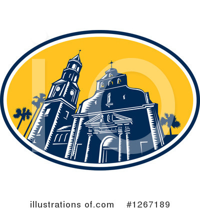 Church Clipart #1267189 by patrimonio