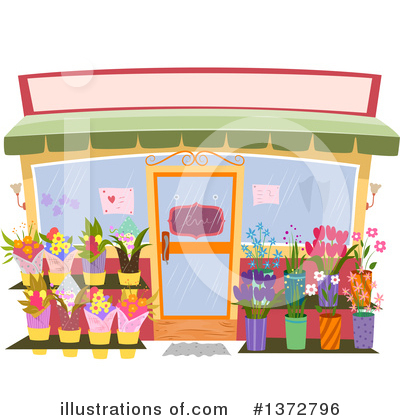 Flower Shop Clipart #1372796 by BNP Design Studio