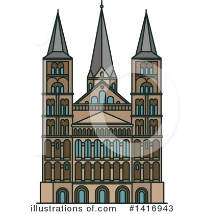 Royalty-Free (RF) Architecture Clipart Illustration by Vector Tradition SM - Stock Sample #1416943