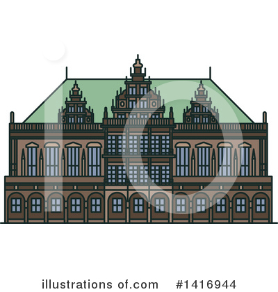 Royalty-Free (RF) Architecture Clipart Illustration by Vector Tradition SM - Stock Sample #1416944