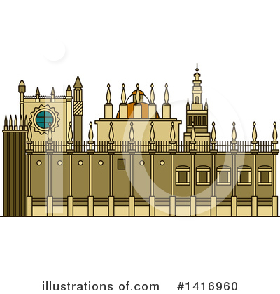 Royalty-Free (RF) Architecture Clipart Illustration by Vector Tradition SM - Stock Sample #1416960