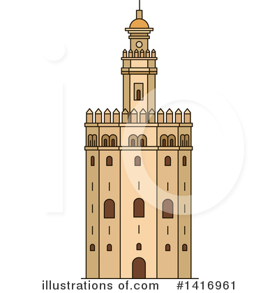 Royalty-Free (RF) Architecture Clipart Illustration by Vector Tradition SM - Stock Sample #1416961