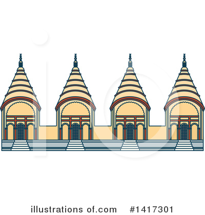 Royalty-Free (RF) Architecture Clipart Illustration by Vector Tradition SM - Stock Sample #1417301