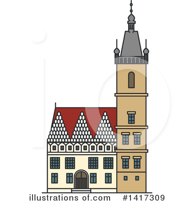Royalty-Free (RF) Architecture Clipart Illustration by Vector Tradition SM - Stock Sample #1417309