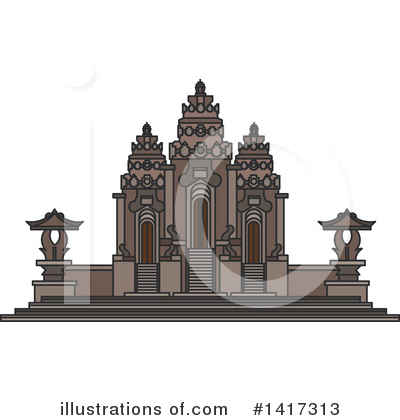 Royalty-Free (RF) Architecture Clipart Illustration by Vector Tradition SM - Stock Sample #1417313