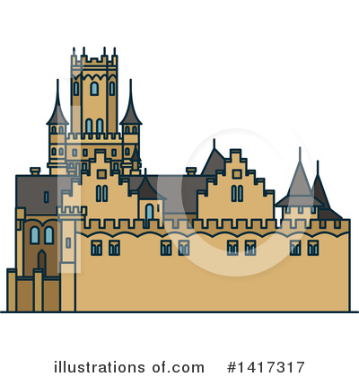 Royalty-Free (RF) Architecture Clipart Illustration by Vector Tradition SM - Stock Sample #1417317