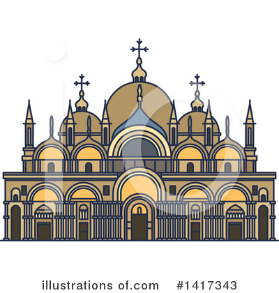 Royalty-Free (RF) Architecture Clipart Illustration by Vector Tradition SM - Stock Sample #1417343