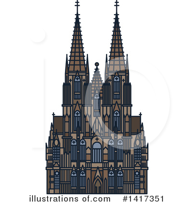 Royalty-Free (RF) Architecture Clipart Illustration by Vector Tradition SM - Stock Sample #1417351