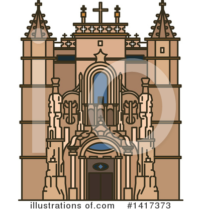 Royalty-Free (RF) Architecture Clipart Illustration by Vector Tradition SM - Stock Sample #1417373