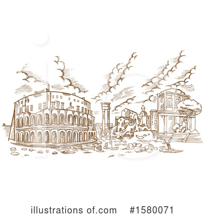 Royalty-Free (RF) Architecture Clipart Illustration by Domenico Condello - Stock Sample #1580071