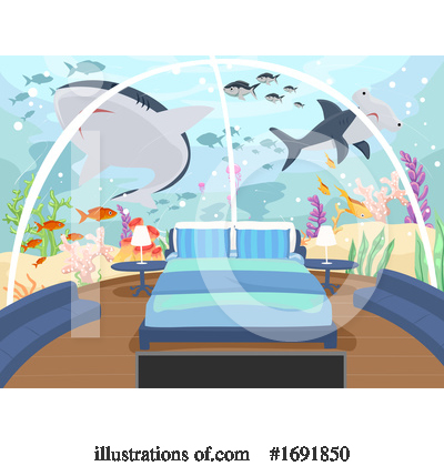 Aquarium Clipart #1691850 by BNP Design Studio