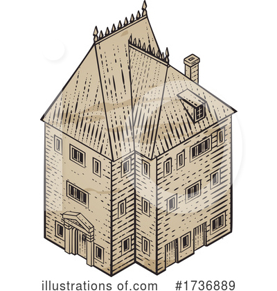 Village Clipart #1736889 by AtStockIllustration