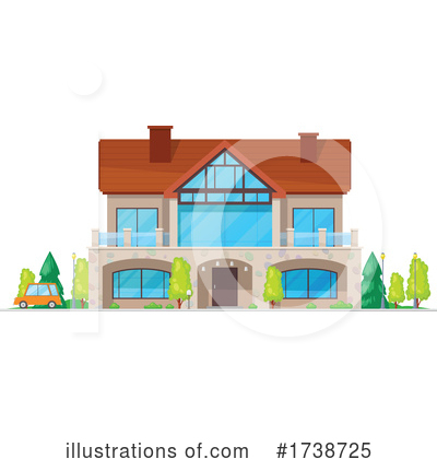 Royalty-Free (RF) Architecture Clipart Illustration by Vector Tradition SM - Stock Sample #1738725