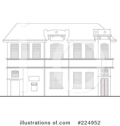 Royalty-Free (RF) Architecture Clipart Illustration by patrimonio - Stock Sample #224952