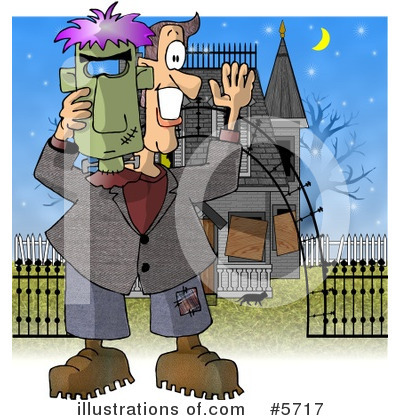 Haunted House Clipart #5717 by djart