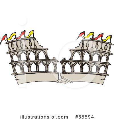Royalty-Free (RF) Architecture Clipart Illustration by Dennis Holmes Designs - Stock Sample #65594